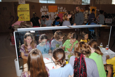 2013 Grantee Draw-a-thon. Photo courtesy of the artists.