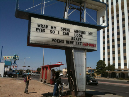 2013 Grantee Friends of the Orphan Signs. Photo courtesy of the artist.