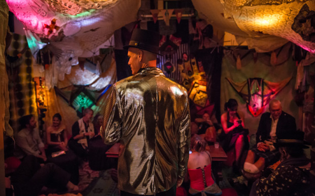 Art environment by Bunnie Reiss at the Artumnal Gathering, 2013. Photo courtesy of Marco Sanchez (marcosanchez.net)